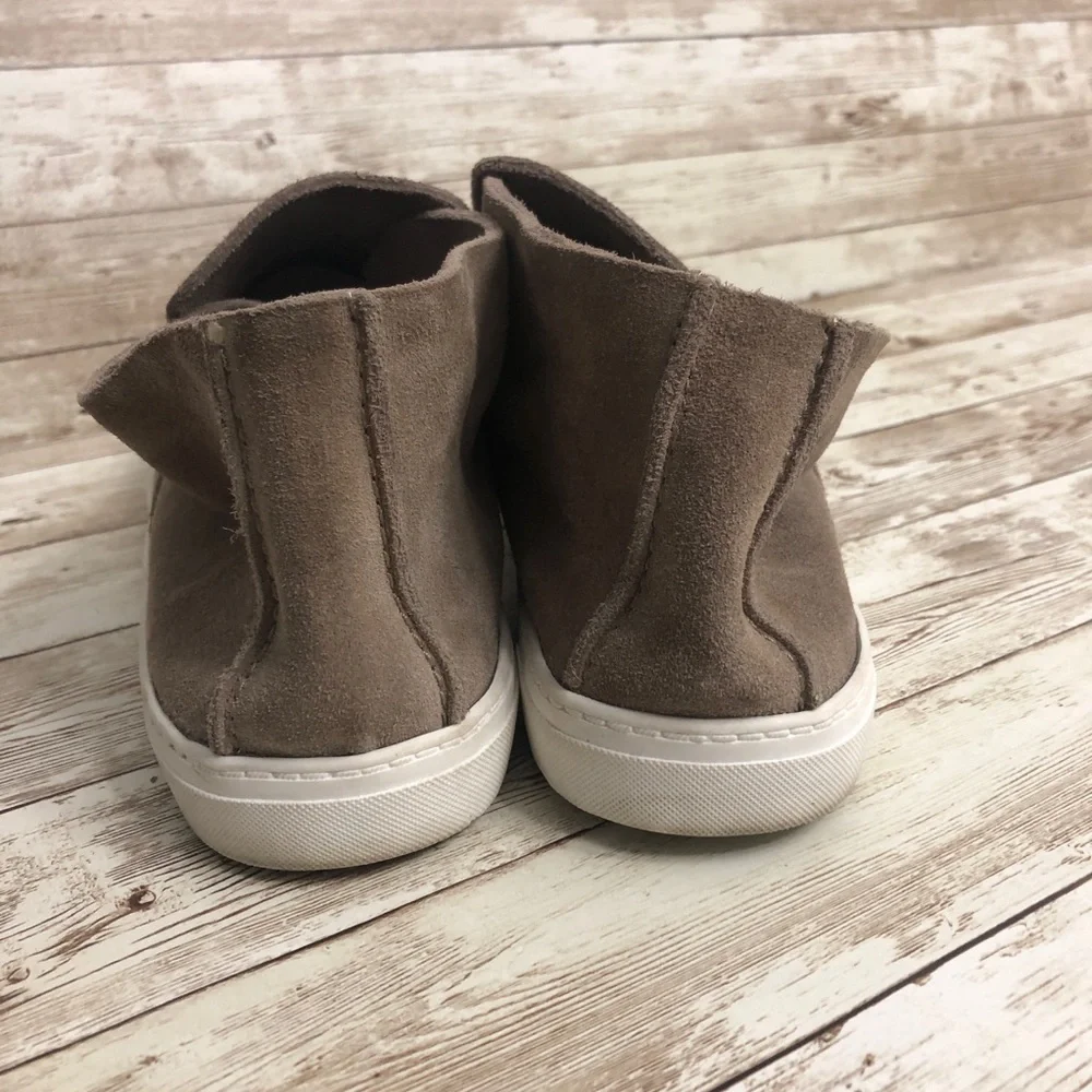 Dolce Vita Tan High Top Suede Slip on Loafers
